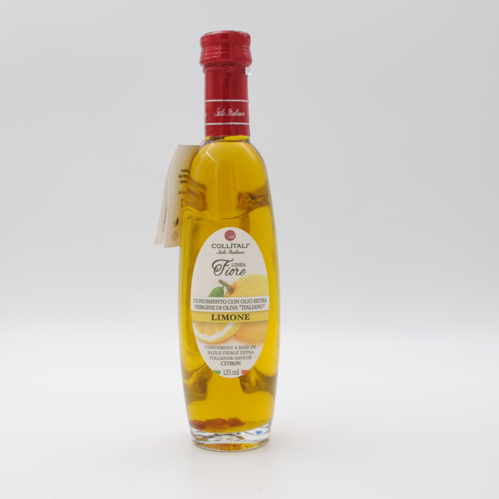 Glasflasche Natives Olivenöl extra Blume, Zitrone 125ML